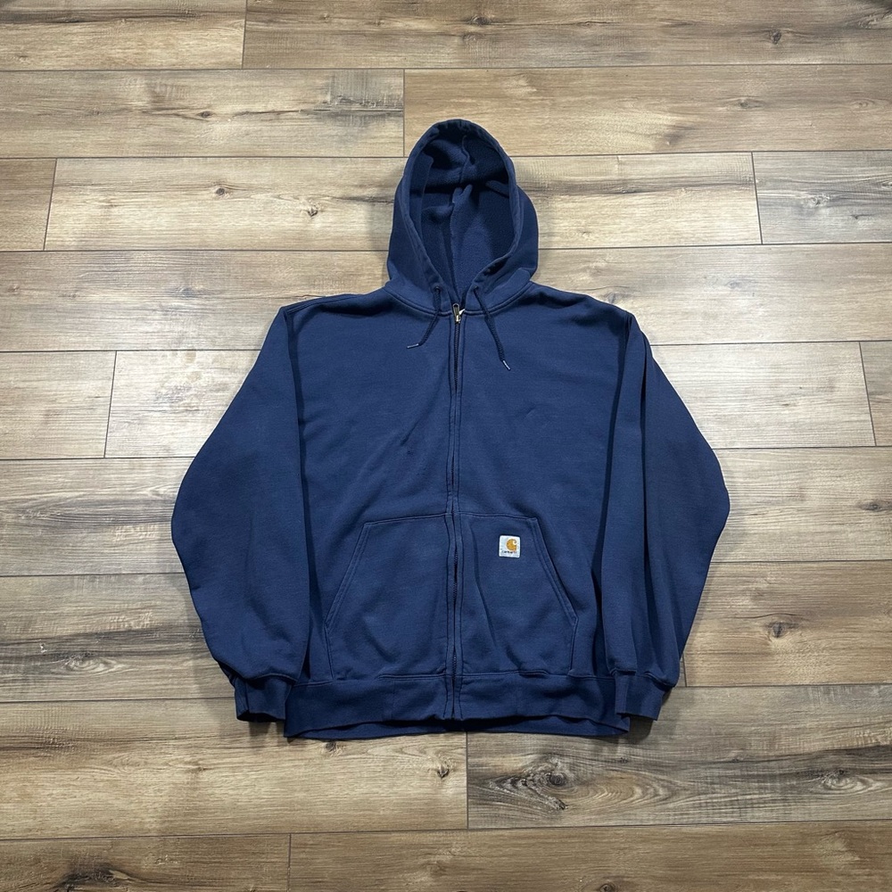 Vintage 2000’s Carhartt Navy K337 Zip-Up Jacket